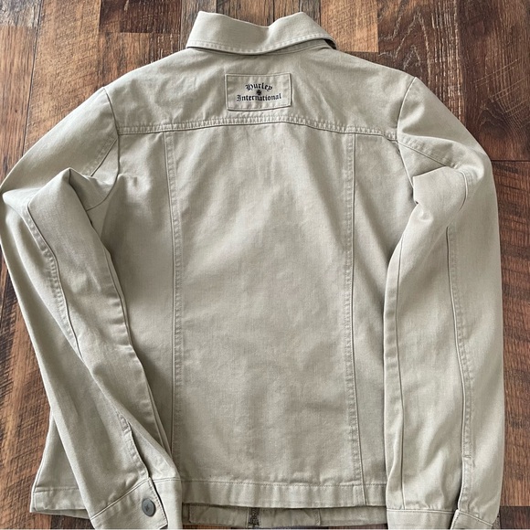 Harley International Denim Brown Jeans Jacket. Unisex - Picture 2 of 9